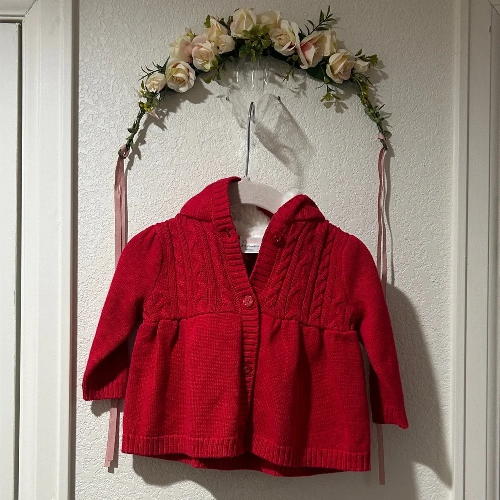 Gymboree Vibrant Red Knit Sweater - Picture 1 of 4